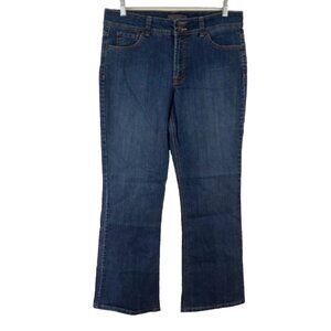 Nine West Arianna Boot Cut High Rise Medium Wash Blue Denim Jeans